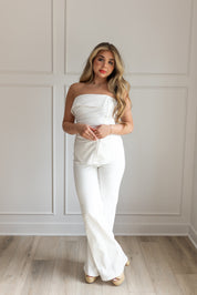 Lara Strapless Asymmetrical Top