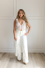 Lila Lace Duster Top