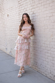 Summer Ruffle Midi Dress