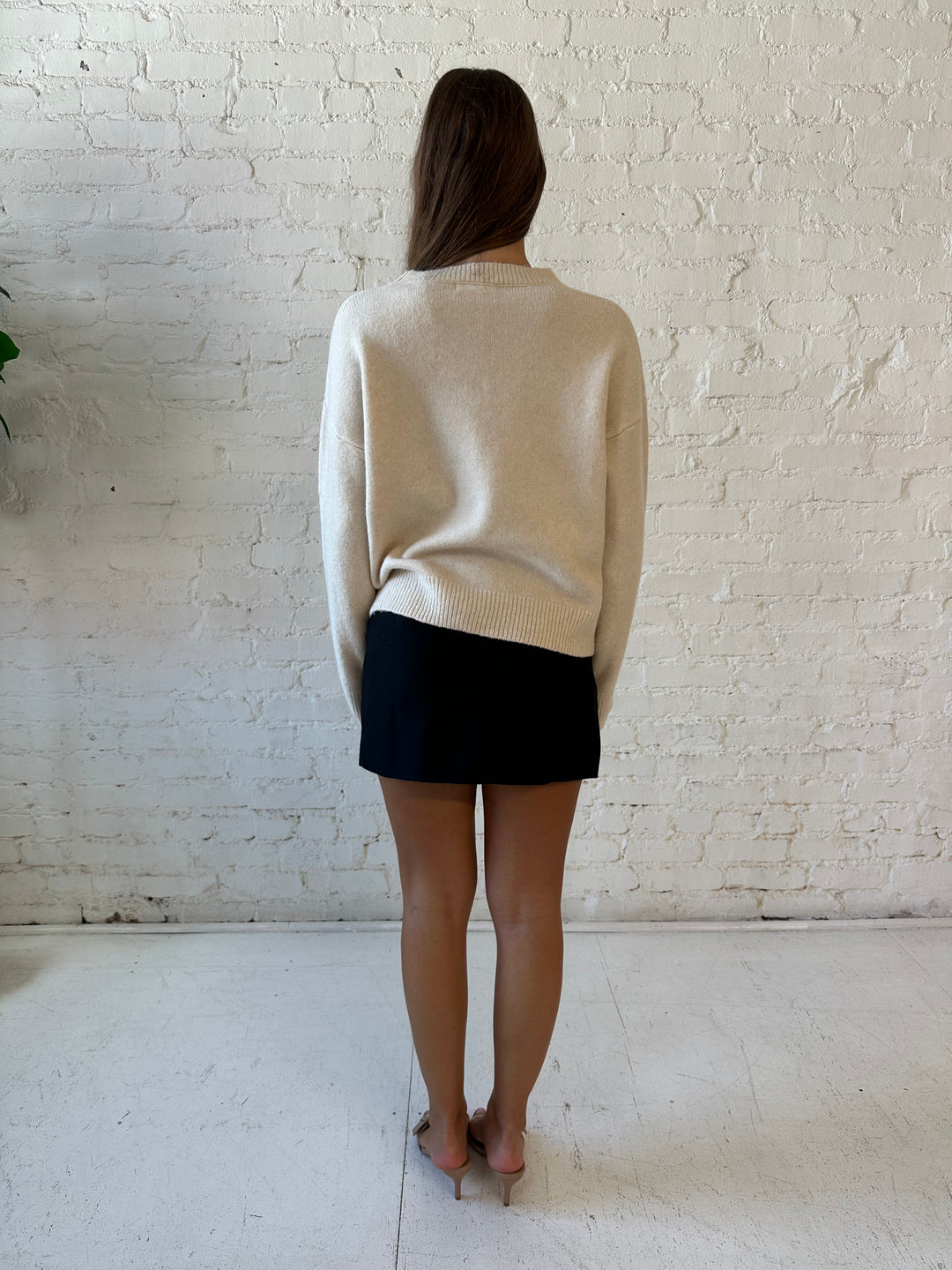 87 Ivory Oversized Sweater