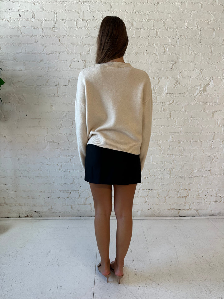 87 Ivory Oversized Sweater
