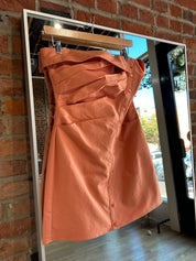 Sherbert Strapless Mini Dress