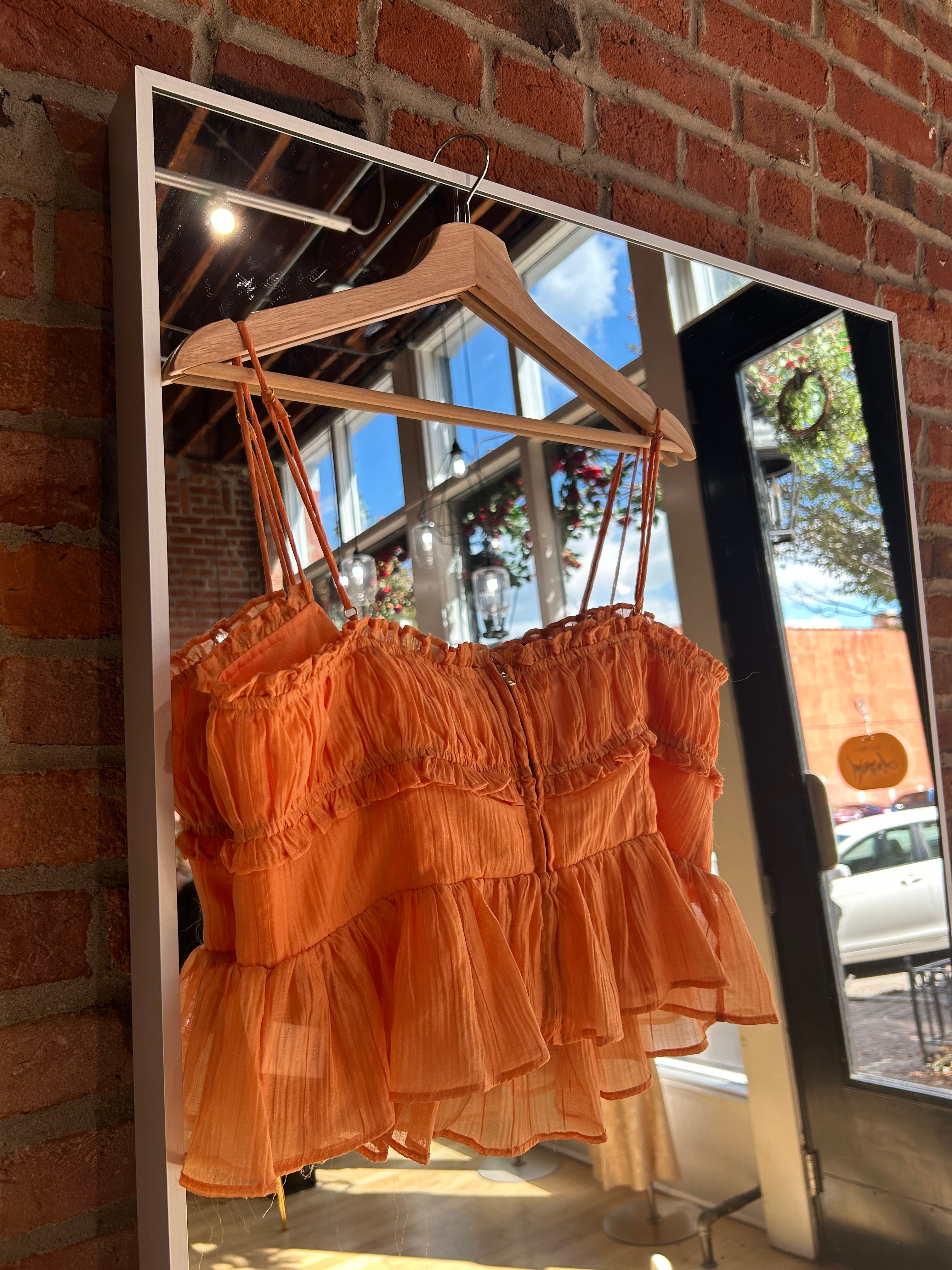 Savanah Smocked Peplum Top