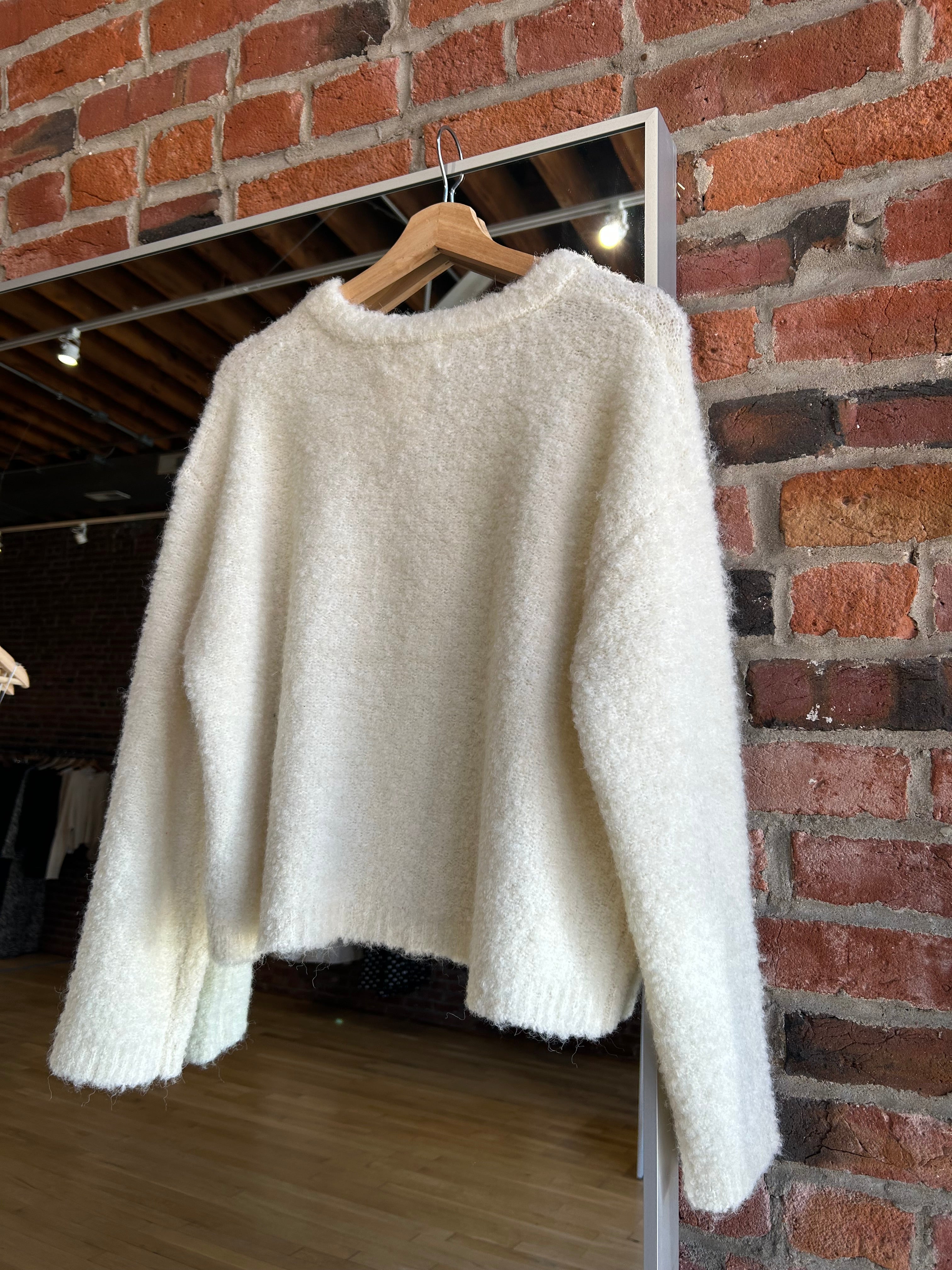 Elsie Oatmeal Long Sleeve Cardigan