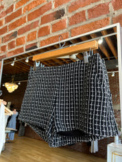 Andre Black Micro Tailored Shorts