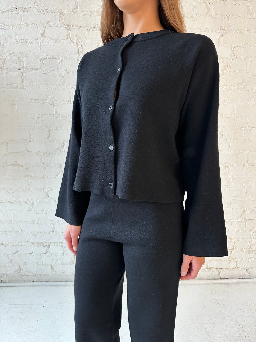 Delaney Black Two Piece Lounge Set