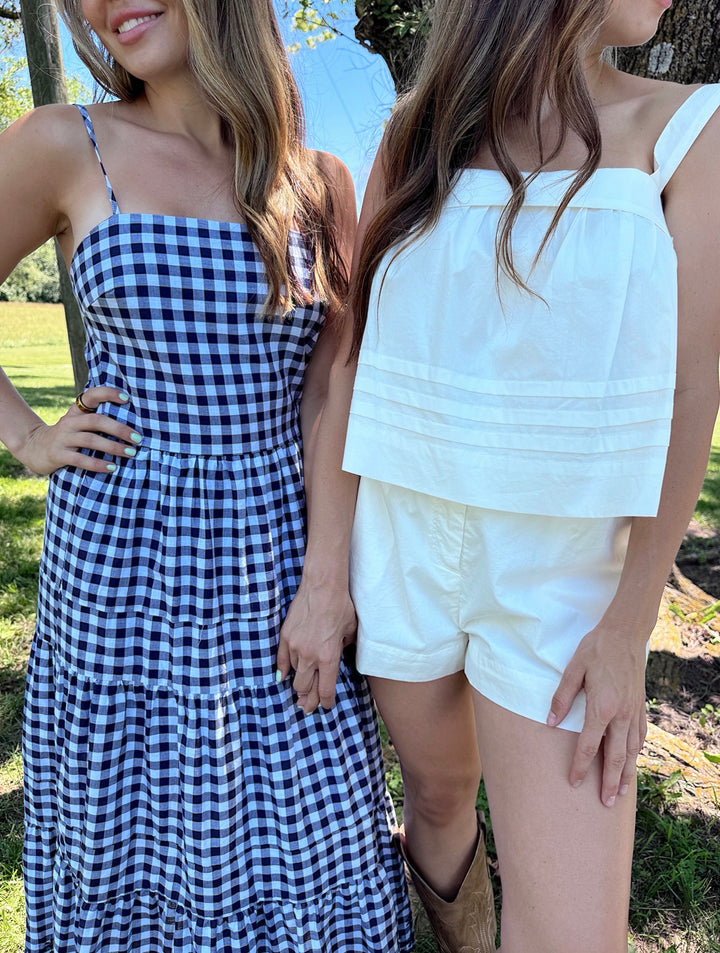 Jones White Two Piece Short Set