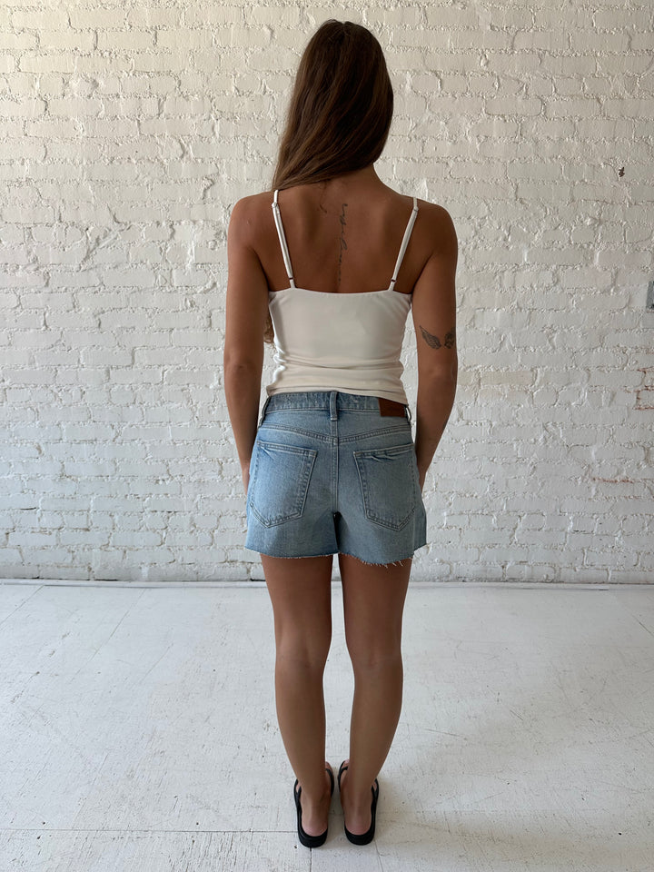 Harlow Cutout Cami Tank Top- Ivory