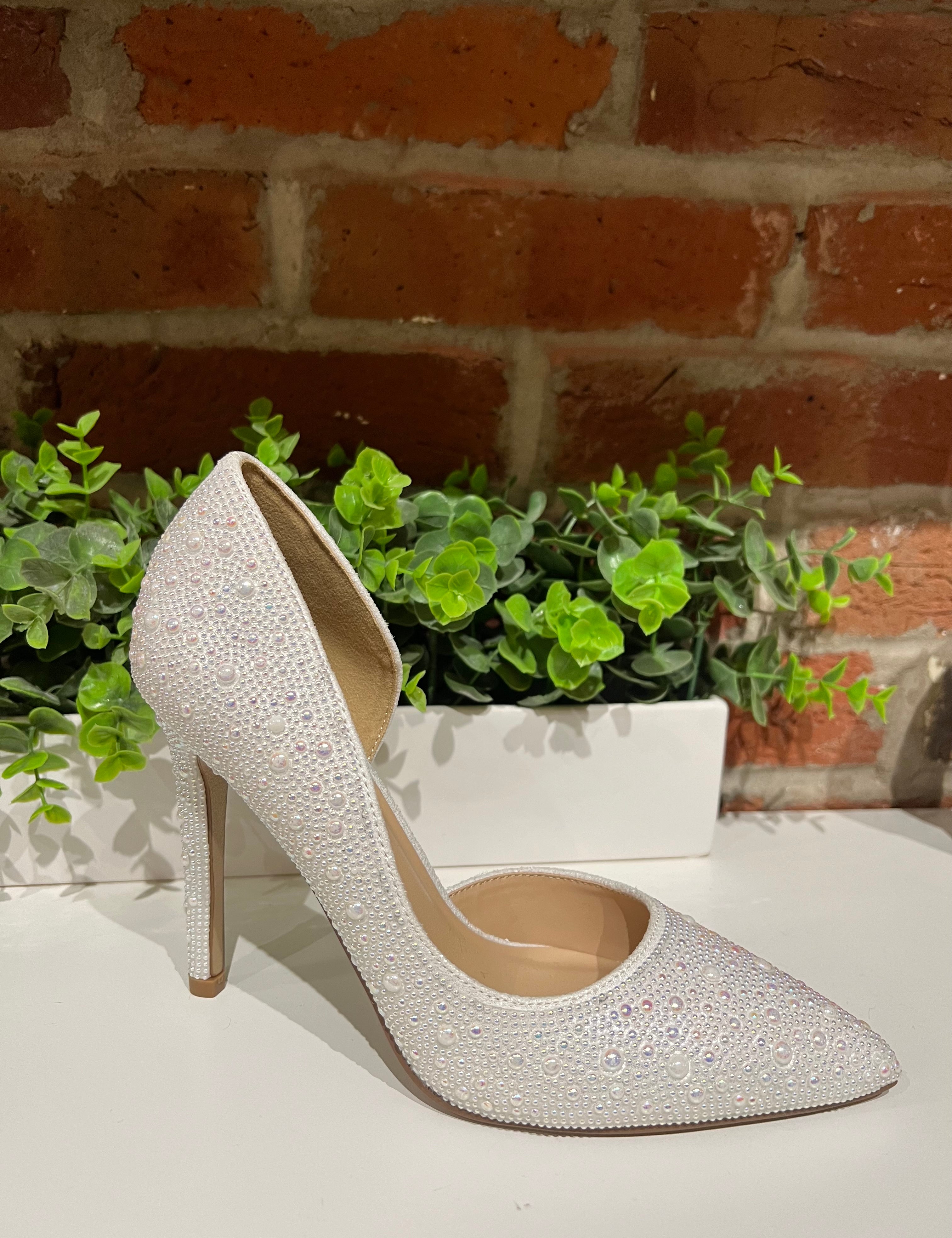 Ophelia Pearl Pointed Toe Heel.