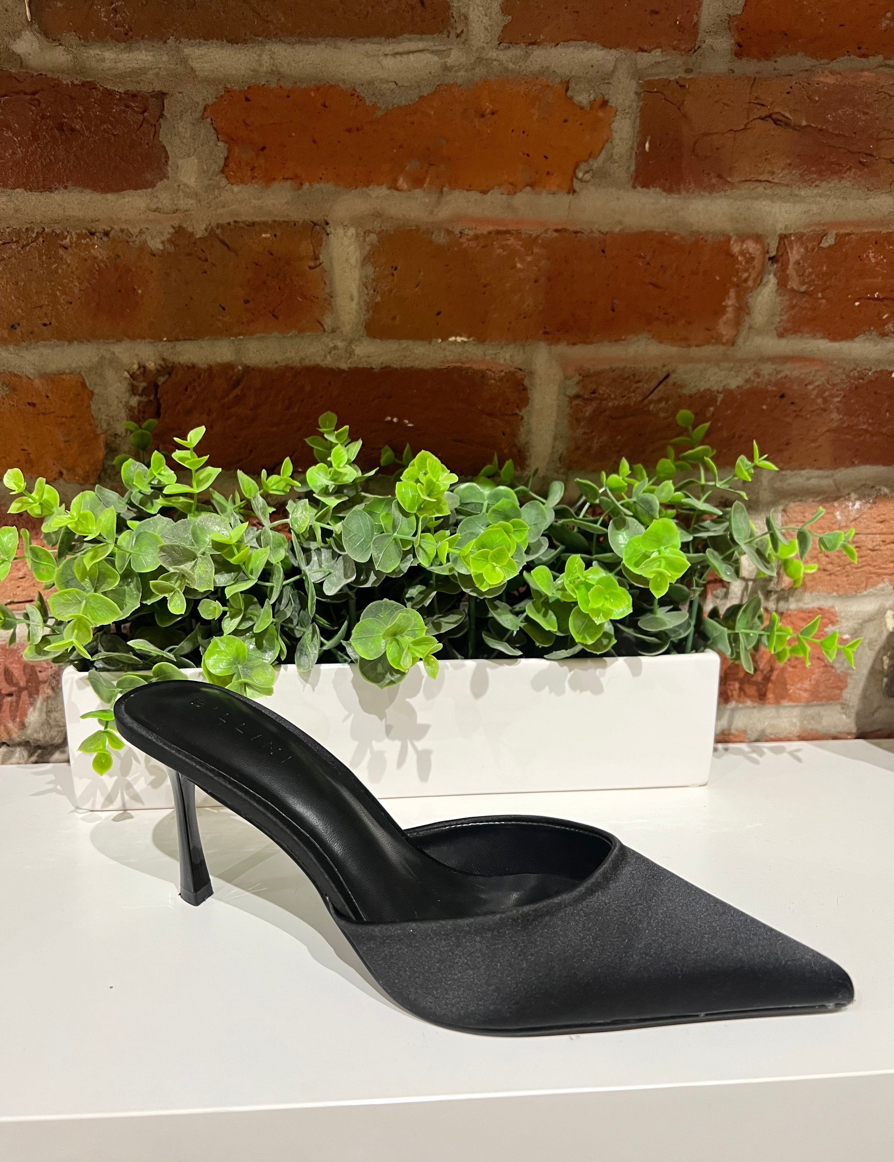 Ciera Black Satin Finish Heel.
