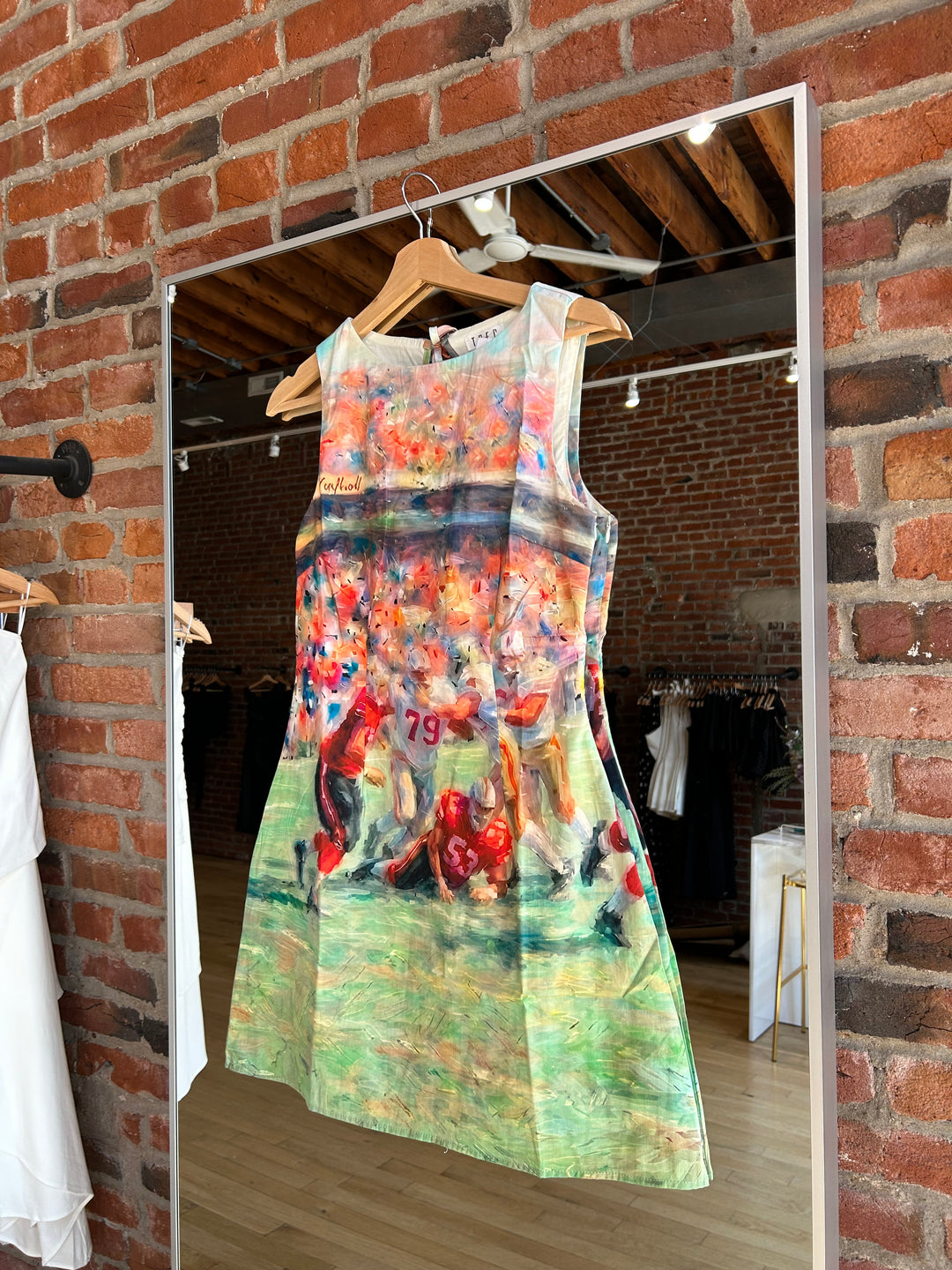 Abstract Football Mini Dress