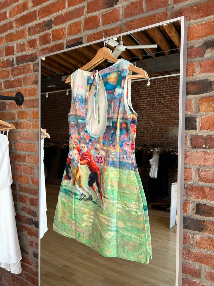 Abstract Football Mini Dress