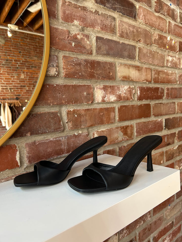 Sloan Open Square Toe Kitten Heel