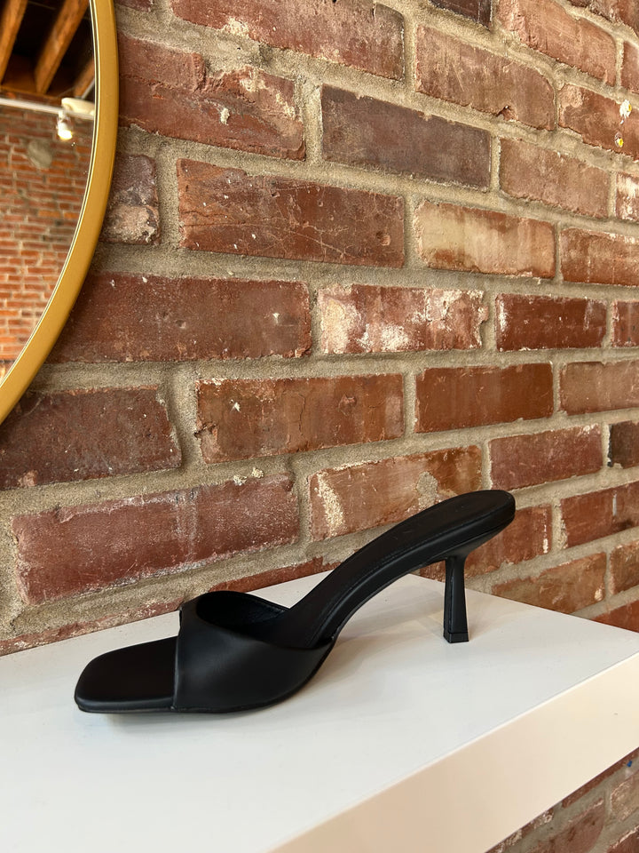 Sloan Open Square Toe Kitten Heel