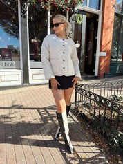 Brighton Cream Quilted Jacket