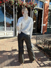 Sloan Grey Knit Pocket Sweater