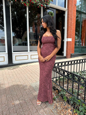 Remy Plum Lace Bodycon Maxi Dress
