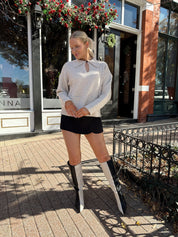 Linden Oatmeal Collared Sweater