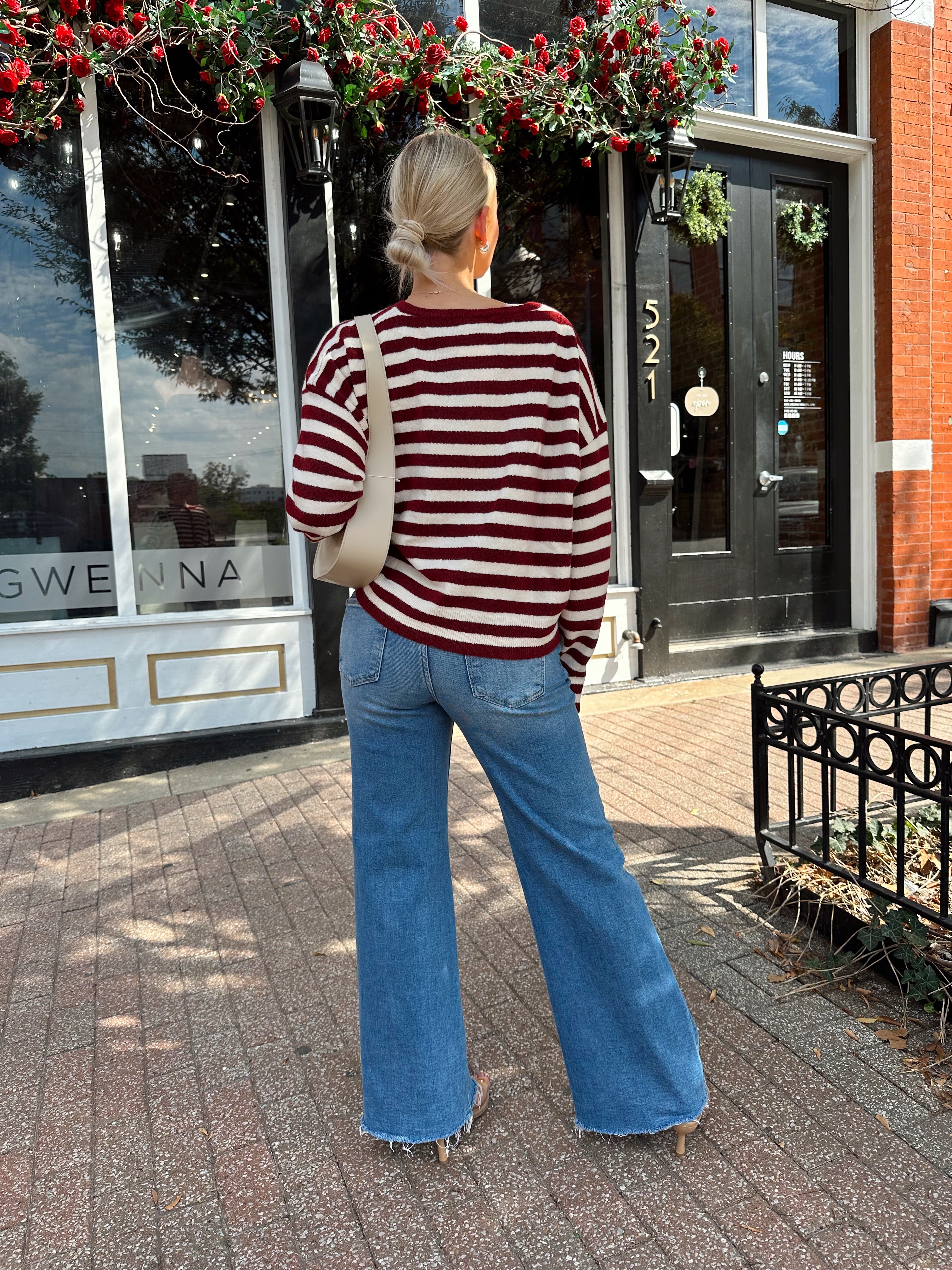 Celia Medium Wash Wide Leg Jean