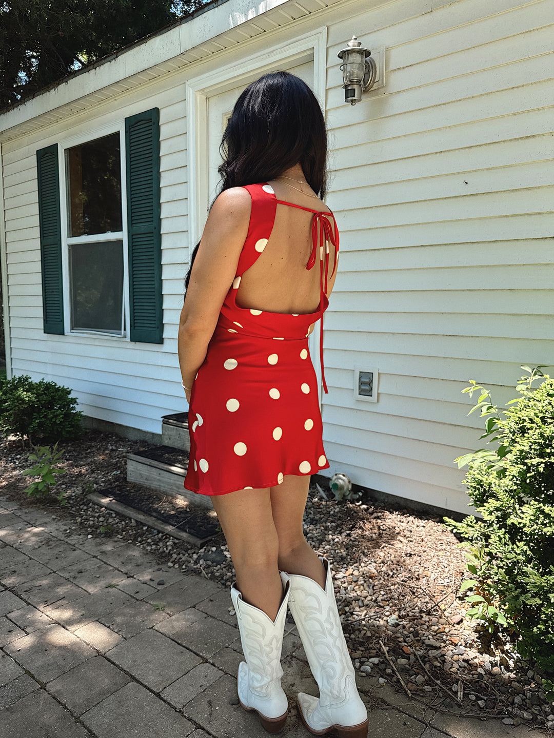 Rosie Red Polka Dot Mini Dress