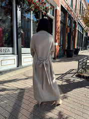 Laken Oatmeal Belted Duster Cardigan