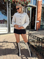 Brighton Cream Quilted Jacket