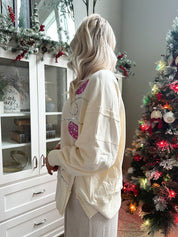 All Is Bright Cream Crew Neck - Gwenna The Label