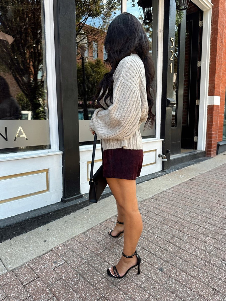 Amara Grey Wrap Knit Cardigan - Gwenna The Label