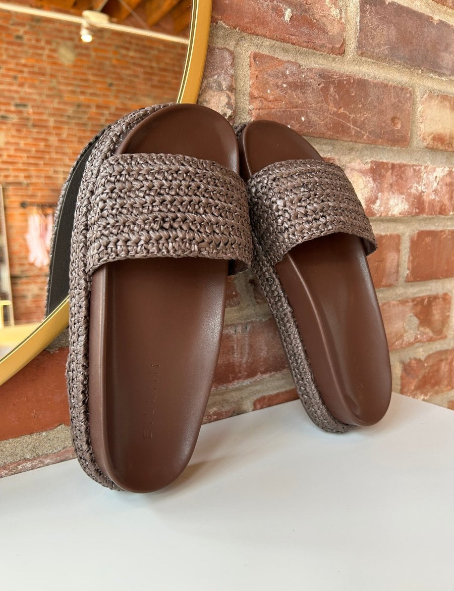 Annie Brown Woven Sandal - Gwenna The Label