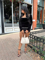 Celeste Velvet Corset Top - Gwenna The Label