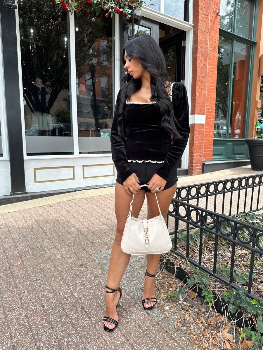 Celeste Velvet Corset Top - Gwenna The Label