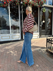 Celia Medium Wash Wide Leg Jean - Gwenna The Label