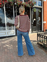 Celia Medium Wash Wide Leg Jean - Gwenna The Label