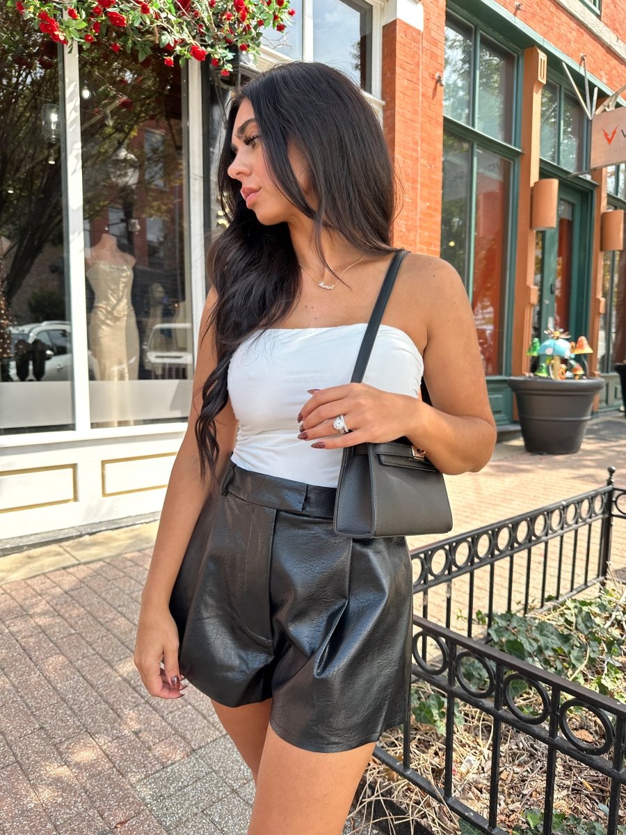 Chandler Ivory Ruched Strapless Tube Top - Gwenna The Label