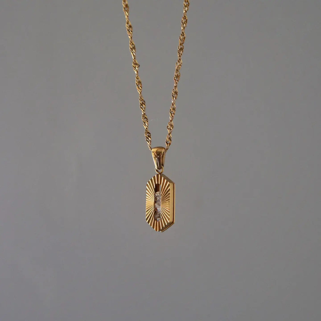 Everly Cz Stone Necklace