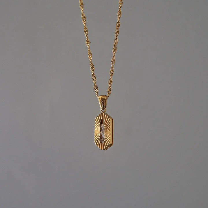 Everly Cz Stone Necklace