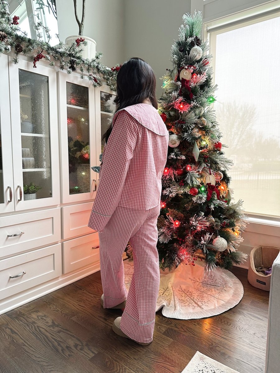 Hearthside Red Plaid Pajama Set - Gwenna The Label