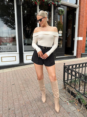 Rylee Black Tailored Short - Gwenna The Label