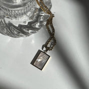 Serenity White Shell Pendant Necklace
