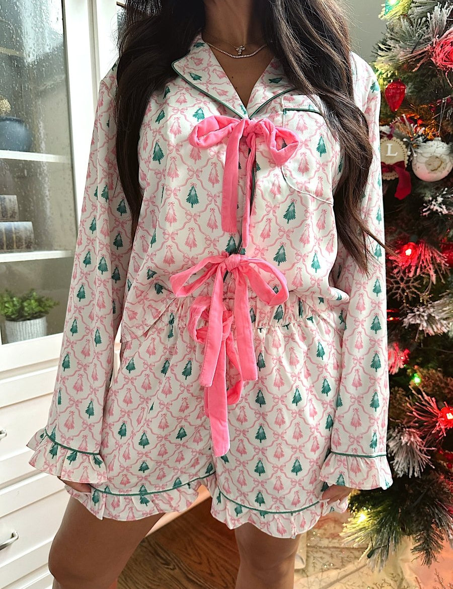Sugarplum Dreams Pink Pajama Set - Gwenna The Label