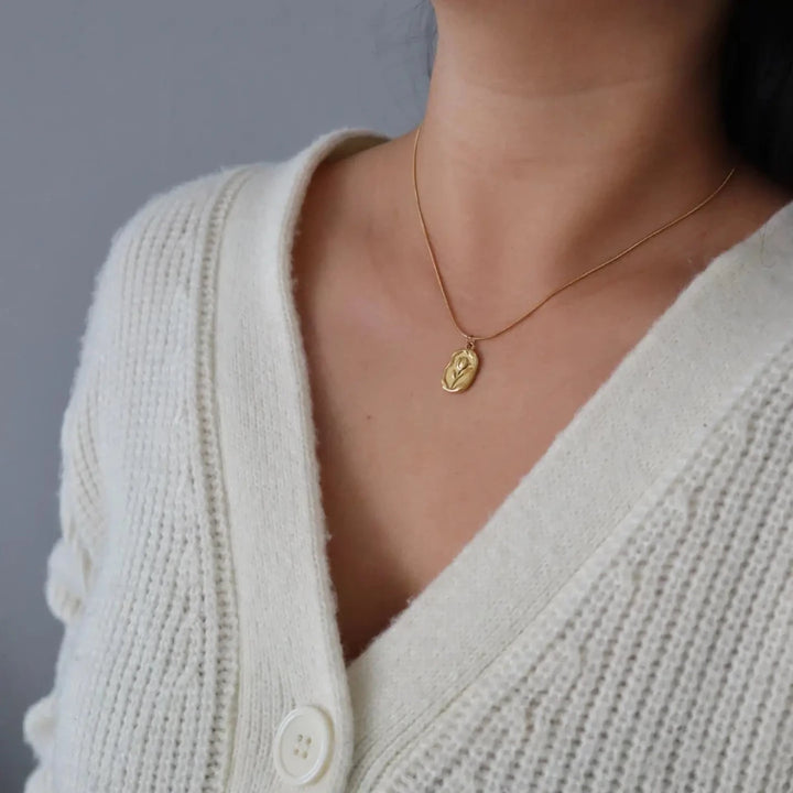 Tulip Pendant Necklace - Gwenna The Label