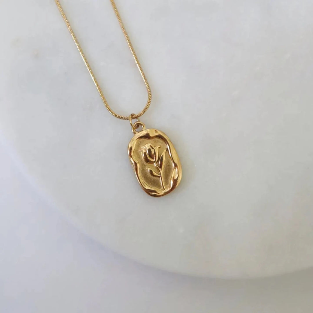 Tulip Pendant Necklace - Gwenna The Label