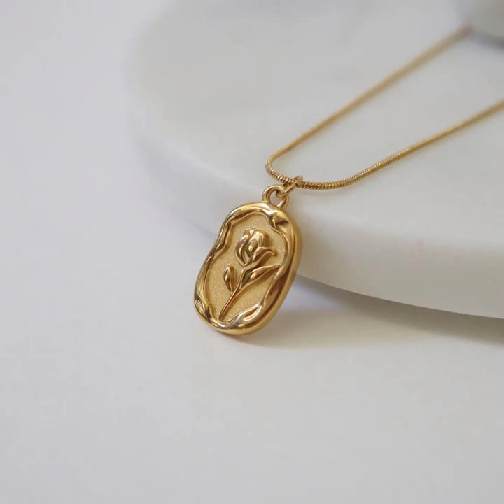 Tulip Pendant Necklace - Gwenna The Label