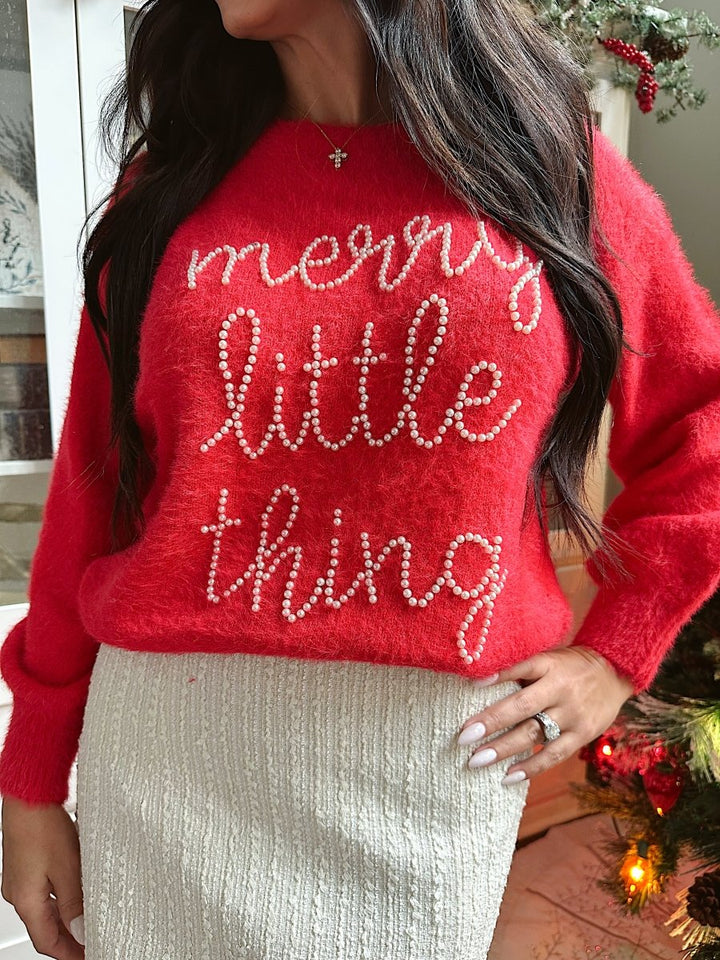 Very Merry Red Christmas Sweater - Gwenna The Label